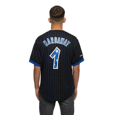 Koszulka Mitchell & Ness Orlando Magic #1 Penny Hardaway black Name & Number Mesh Crewneck