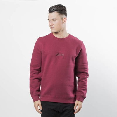 Stussy sweatshirt Stock App Crewneck wine