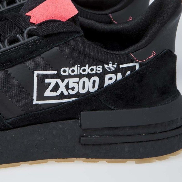 Sneakers buty Adidas Originals ZX 500 RM core black/bluebird (BB7443)