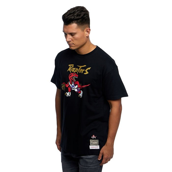 Koszulka Mitchell & Ness Toronto Raptors Gold Dribble Tee black