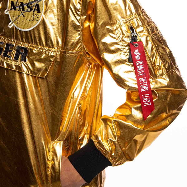 Kurtka Alpha Industries Voyager NASA Anorak Jacket złota