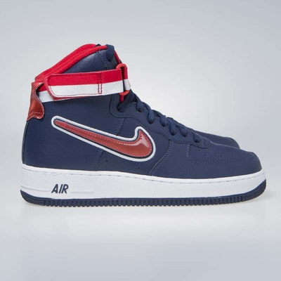 Sneakers buty Nike Air Force 1 High '07 LV8 Sport midnight navy/university red (AV3938-400)