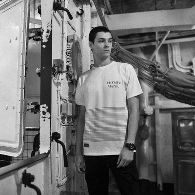 Backyard Cartel Line T-Shirt white SS2017