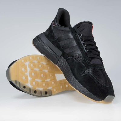 Sneakers buty Adidas Originals ZX 500 RM core black/bluebird (BB7443)