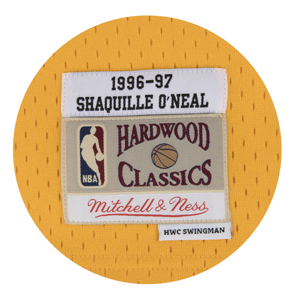 Koszulka Mitchell & Ness Los Angeles Lakers #34 Shaquille O'Neal yellow Swingman Jersey (SMJYGS18177)