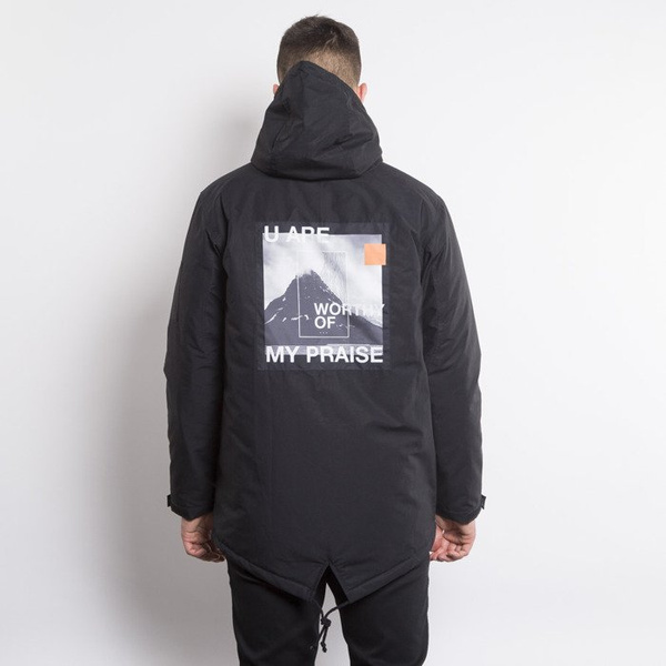 Kurtka We Peace It Winter Parka Jacket Praise black