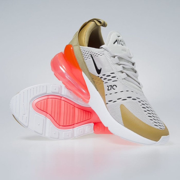 Sneakers Buty damskie Air Max 270 flt gold / black - light bone AH6789-700