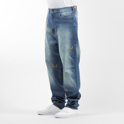 Stoprocent pants SJ 6tag Baggy blue denim
