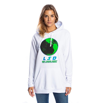 Oddity WMNS Sweatshirt Best Travel Agency white