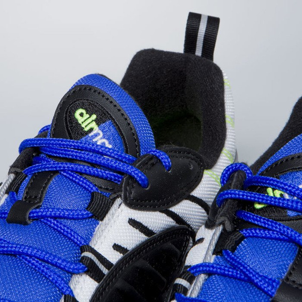 Sneakers buty Nike Air Max 98 white / black-racer blue-volt (640744-103)