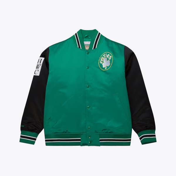 Kurtka Mitchell & Ness Boston Celtics Primetime Heavyweight Jacket green