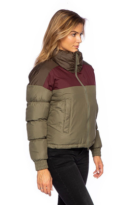 Jacket WMNS Columbia Pike Lake Cropped Jacket khaki/burgundy