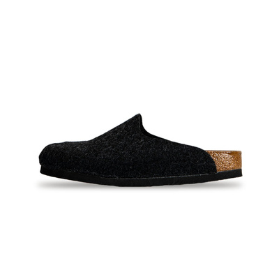 Klapki damskie Birkenstock Amsterdam BS Narrow Fit grafitowe (0559123)