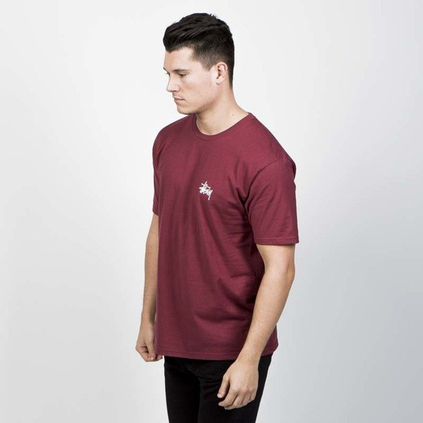 Stussy koszulka Basic Stussy Tee wine