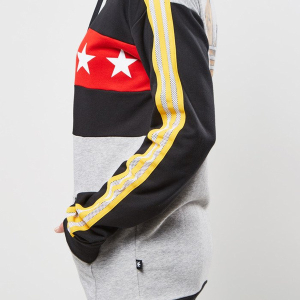 Bluza sweatshirt AdidasOriginals x Rita Ora Sweatshirt black / medium grey AY7143