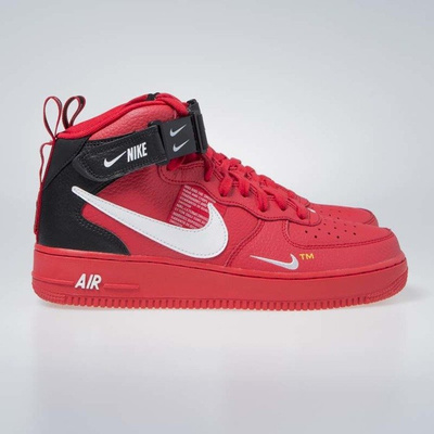Sneakers Nike Air Force 1 1 Mid '07 LV8 university red / white-black (804609-605)