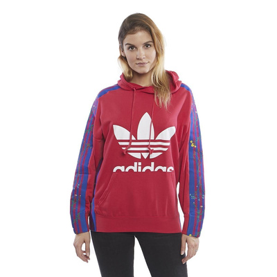 Adidas Originals WMNS Sweatshirt Flower Hoodie energy pink