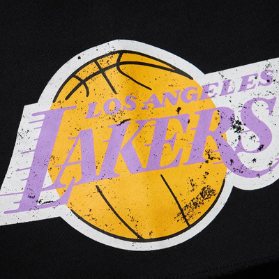 Mitchell & Ness shorts Los Angeles Lakers Postgame Fleece Shorts Vintage Logo black