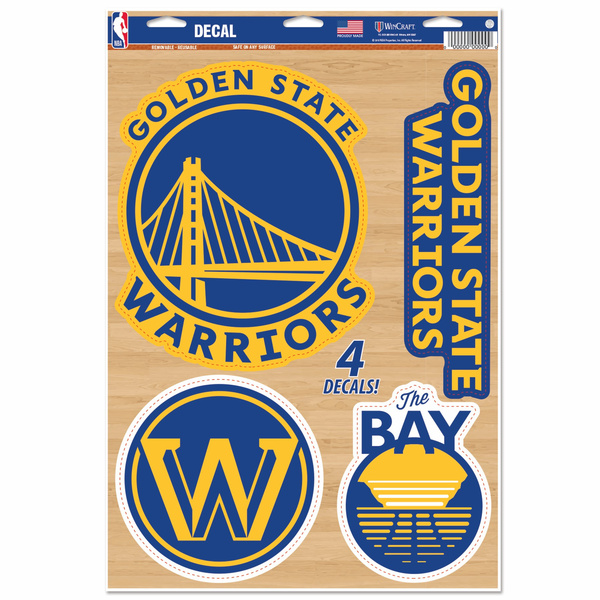 WinCraft NBA Multi-Use Decal 11x17 Golden State Warriors