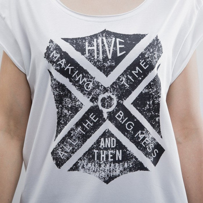 The Hive koszulka Time Tunic white