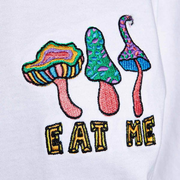 Koszulka damska Oddity Eat Me T-shirt biała