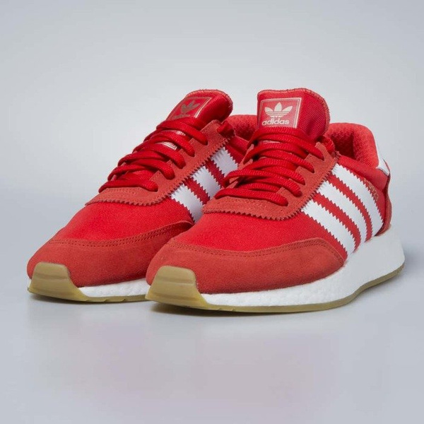 Sneakers buty Adidas Originals Iniki Runners red / footwear white / gum BB2091