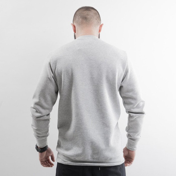 Crooks & Castles bluza crewneck Cocaine & Caviar Foil heather grey / gold