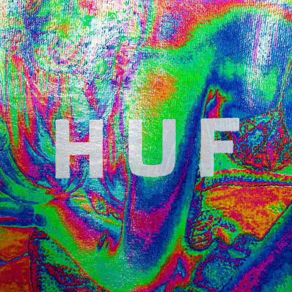 Koszulka HUF Acid House Box Logo S/S czarna