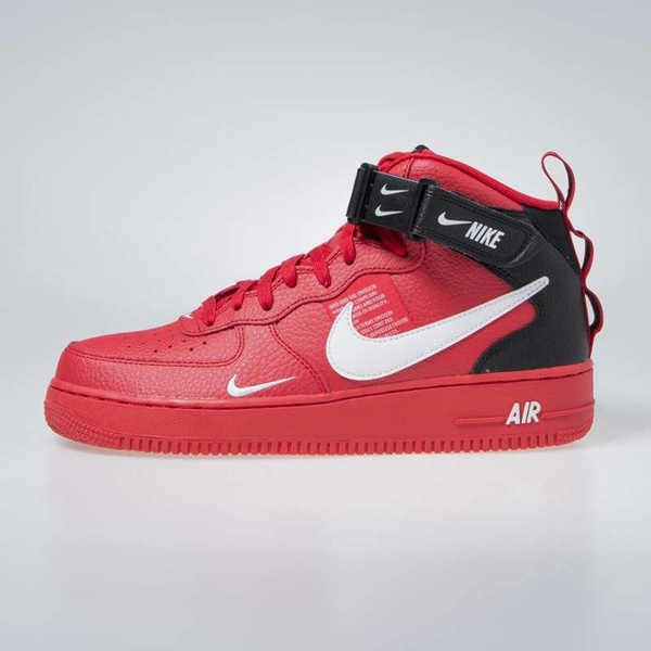 Sneakers buty Nike Air Force 1 Mid '07 LV8 university red / white-black (804609-605)