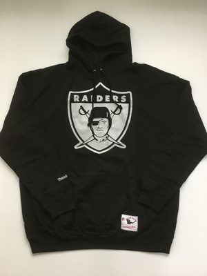 Bluza Mitchell & Ness Oakland Raiders NFL Gold Team Logo Hoody czarna