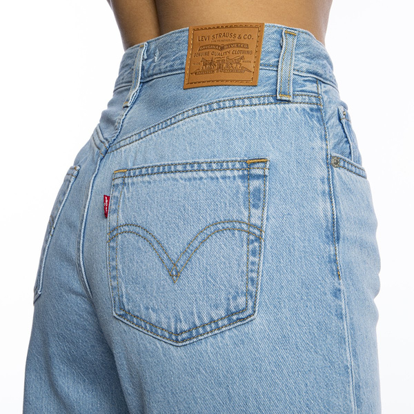 Spodnie damskie Levi's High Loose Taper Way Out Jeans niebieskie