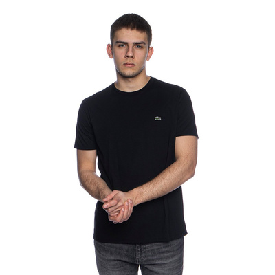 Lacoste Men's Crew Neck Pima Cotton T-Shirt black