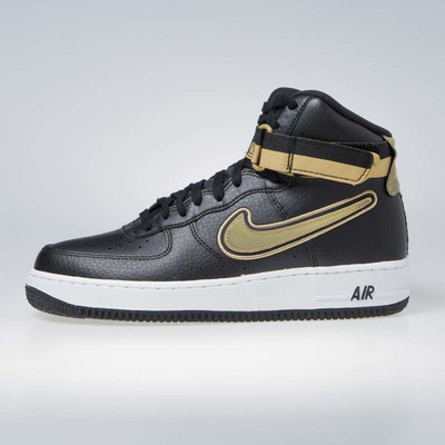 Sneakers buty Nike Air Force 1 High '07 LV8 Sport black/metallic gold-white (AV3938-001)