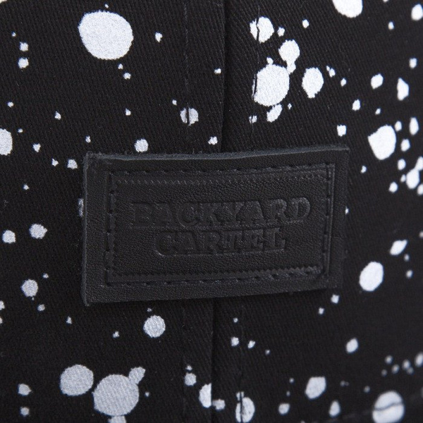 Backyard Cartel czapka snapback Splash black / white