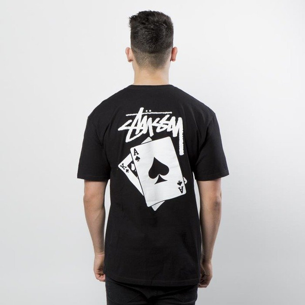 Koszulka Stussy BlackJack Tee black