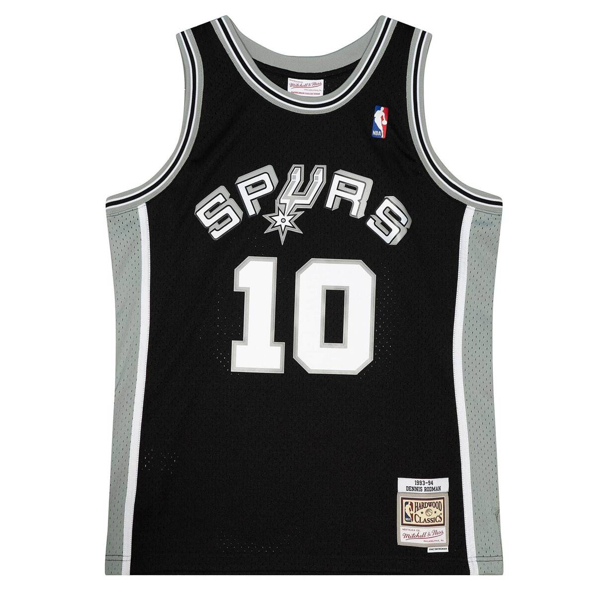 Mitchell & Ness San Antonio Spurs #10 Dennis Rodman Swingman