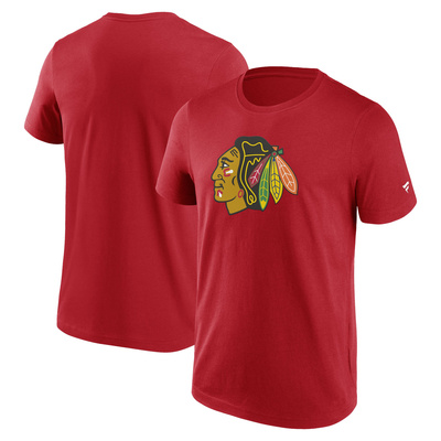 Koszulka Fanatics NHL Primary Logo Graphic Tee Chicago Blackhawks athletic red