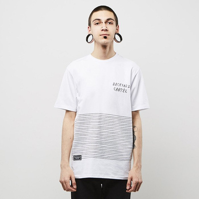 Backyard Cartel Line T-Shirt white SS2017