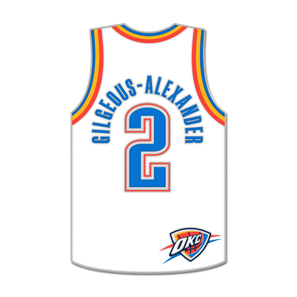 Odznaka WinCraft NBA Collector Pin Jewelry Card Shai Gilgeous-Alexander Oklahoma City Thunder