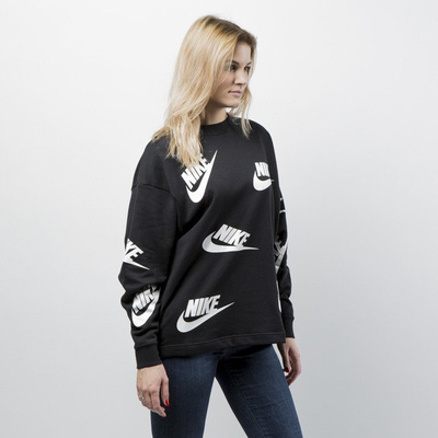 Women Sweatshirt Nike NSW Crew Futura Toss black AA3142-010