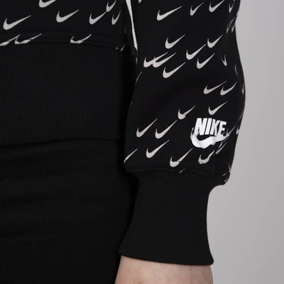 Women Sweatshirt Nike Sportswear Swoosh black