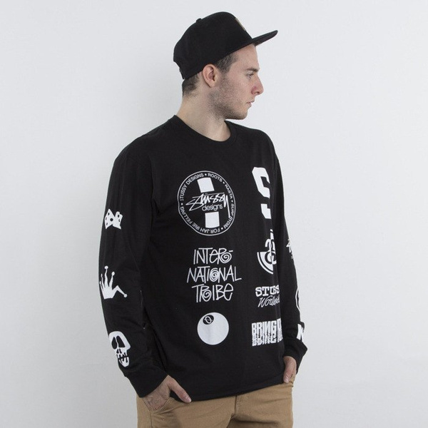 Stussy longsleeve Dot Collage black