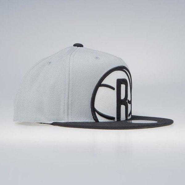 Czapka Mitchell & Ness Brooklyn Nets Snapback Cap grey NBA Cropped XL Snapback