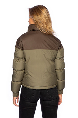 Jacket WMNS Columbia Pike Lake Cropped Jacket khaki/burgundy