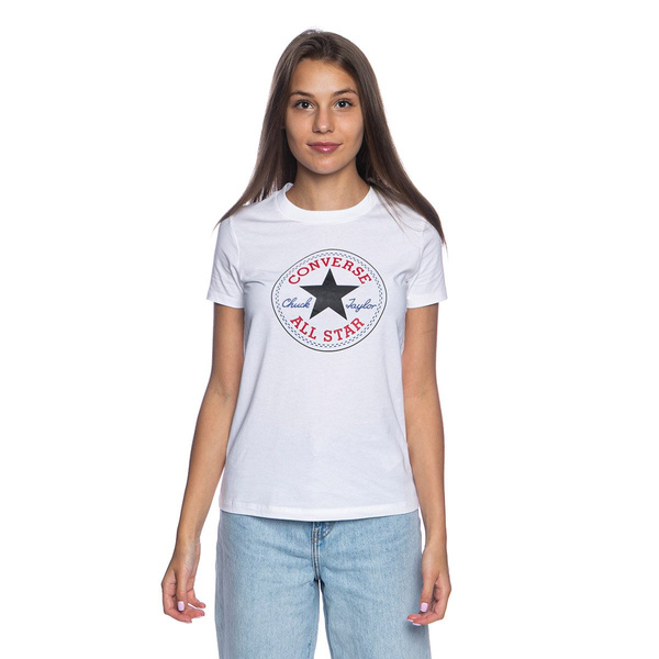 Koszulka damska Converse Nova Chuck Pad T-shirt biała