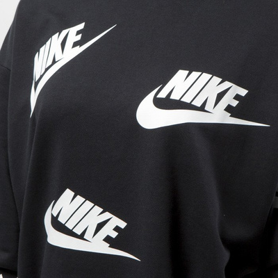 Women Sweatshirt Nike NSW Crew Futura Toss black AA3142-010