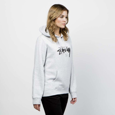 Bluza damska Stussy Stock Hood ash heather