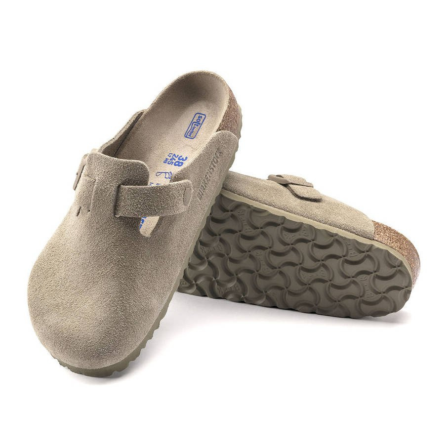 Slide Birkenstock Boston BS Regular Fit faded khaki (1019054