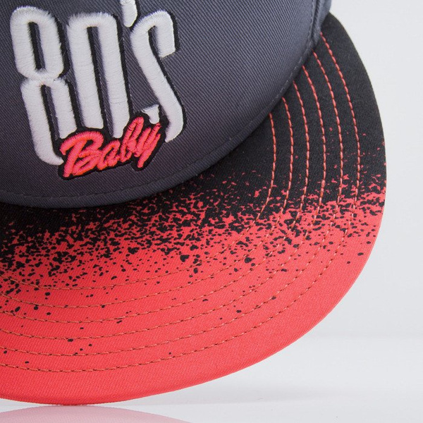 Cayler & Sons czapka snapback Eighties Baby grey / neon pink (CAY-SS15-10-02)
