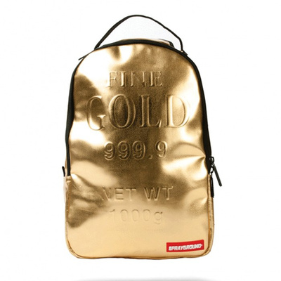 Sprayground plecak Mini Gold Brick gold / black